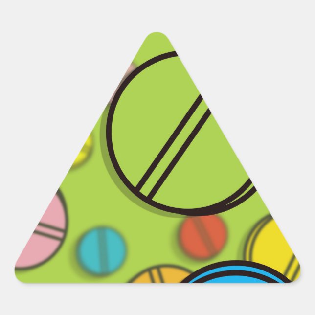 Adesivo Triangular Pílulas brilhantes (Frente)