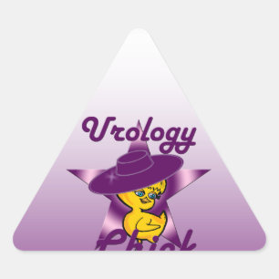 Adesivo Triangular Pintinho de urologia nº 9