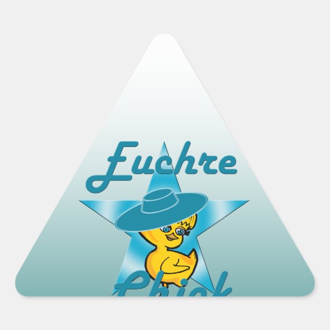 Adesivo Triangular Pintinho Euchre nº 7 (Frente)
