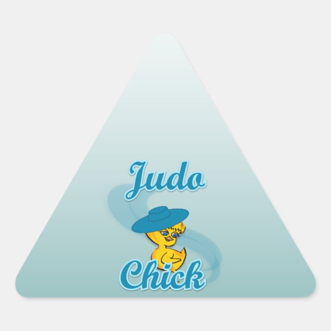 Adesivo Triangular Pintinho Judo nº 3 (Frente)