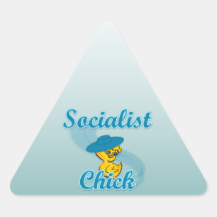 Adesivo Triangular Pintinho socialista nº 3