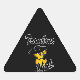 Adesivo Triangular Pintinho Trombone nº 4