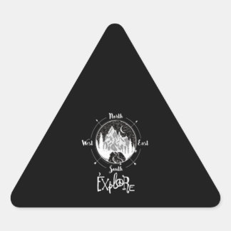 Adesivo Triangular Pista de caminhada | Explicação de Compass de Cami