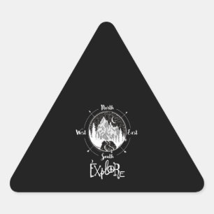 Adesivo Triangular Pista Explicação do desvio