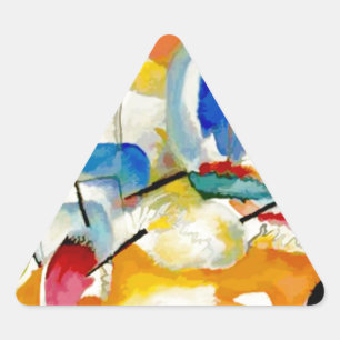 Adesivo Triangular PixDezines Kandinsky 1913 Batalha Naval Improv 31