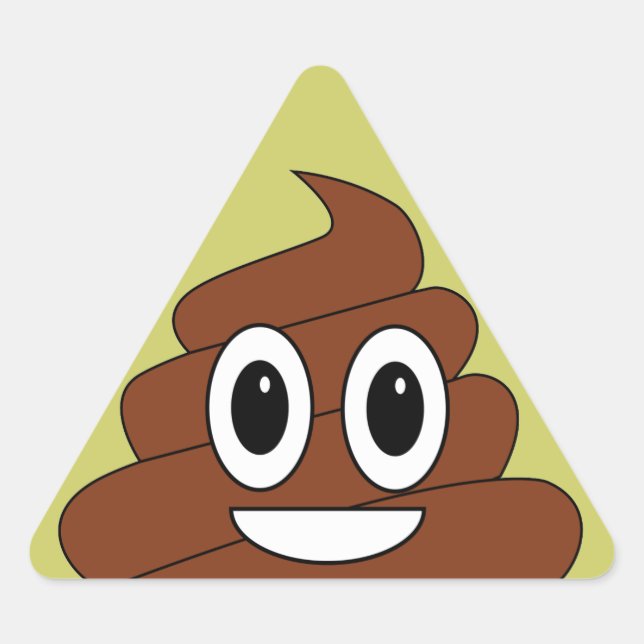 Adesivo Triangular Poop (Frente)