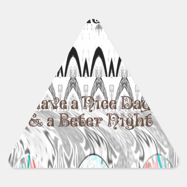 Adesivo Triangular Presente de Chá de Panela Arte Impressa (Frente)