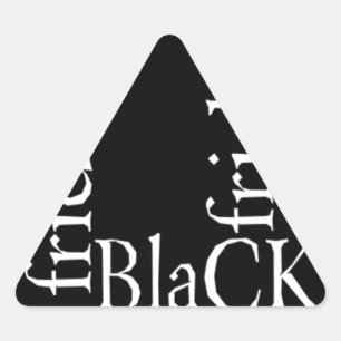 Adesivo Triangular Presentes de Sexta-feira Negra