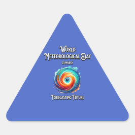 Adesivo Triangular Previsão Futura.