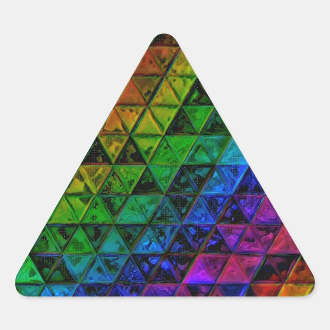 Adesivo Triangular Pride Glass (Frente)