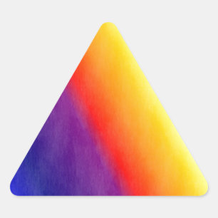 Adesivo Triangular Rainbow Patterns