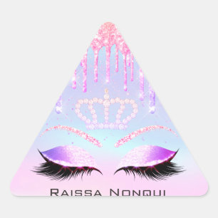 Adesivo Triangular Raissa Crown 16º Holográfico da Marca 155
