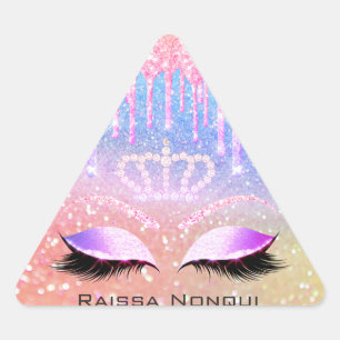 Adesivo Triangular Raissa Crown 16º Holográfico de 15