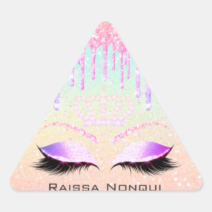 Adesivo Triangular Raissa Crown 16º Holográfico de 15