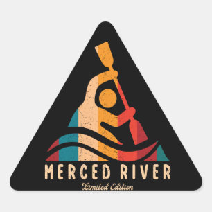 Adesivo Triangular Rio Retro Merced Kayaking