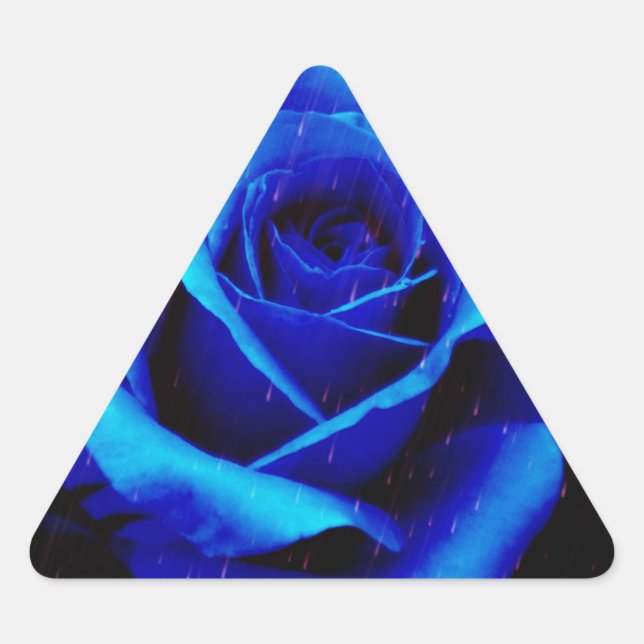 Adesivo Triangular Rosa Azul Dramático (Frente)