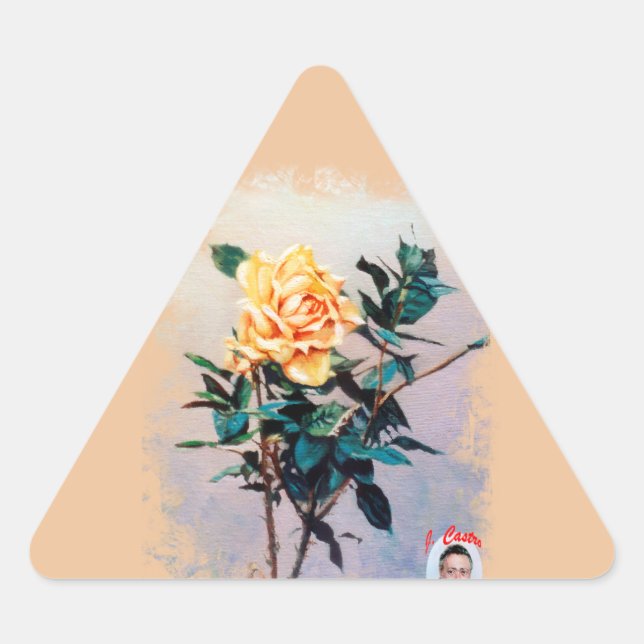 Adesivo Triangular Rosa/Rose (Frente)