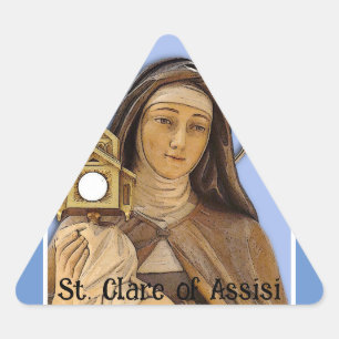 Adesivo Triangular Rua Clare de Assisi