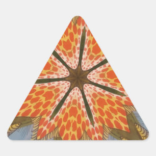 Adesivo Triangular Savanna Star Bloom – Uma Ousada Estampa Animal Afr