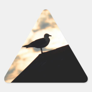 Adesivo Triangular Sea Gull Sunset