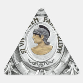 ADESIVO TRIANGULAR SI VIS PACEM PARA BELLUM