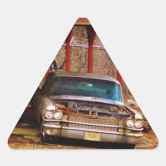 Adesivo Triangular Silver 1963 Sadan Deville (Frente)