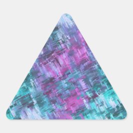 Adesivo Triangular slipstream digihatch - verde aqua e roxo :