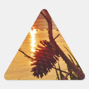 Adesivo Triangular Sol do Lago Pinecone
