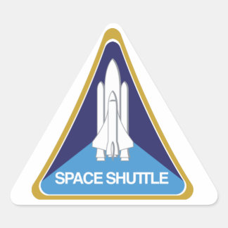 Adesivo Triangular Space Shuttle