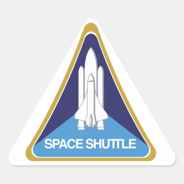 Adesivo Triangular Space Shuttle (Frente)