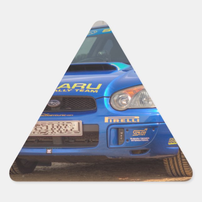 Adesivo Triangular Subaru Impreza STi SWRT Stickers (Frente)