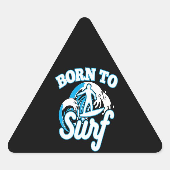 Adesivo Triangular Sulfing Lover| Pai Sulfing Nascer To Surf (Frente)