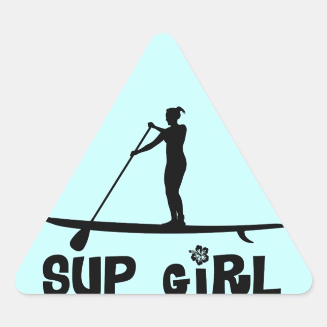 Adesivo Triangular SUP Girl (Frente)