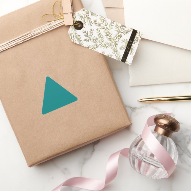 Adesivo Triangular Teal (Presentear)