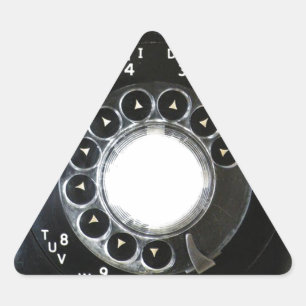Adesivo Triangular Telefone Rotativo