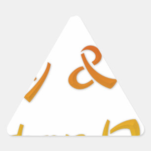 Adesivo Triangular Tenha um bom dia e uma boa noite.png