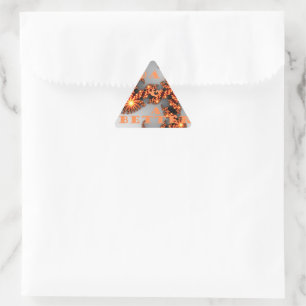 Adesivo Triangular Tenha um Dia Mais Agradável e uma Noite Melhor