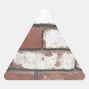 Adesivo Triangular Teste padrão do tijolo