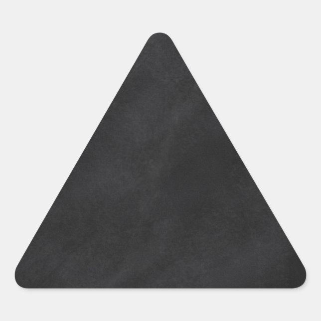 Adesivo Triangular Textura de quadro negro retrô (Frente)