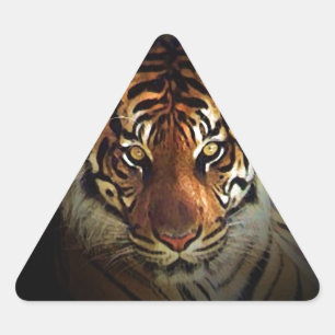 Adesivo Triangular Tigre