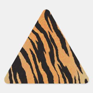 Adesivo Triangular Tigre de fundo de textura de padrão uniforme