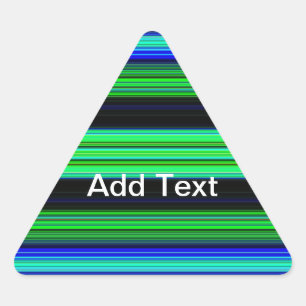 Adesivo Triangular Tiras coloridas finas - 1