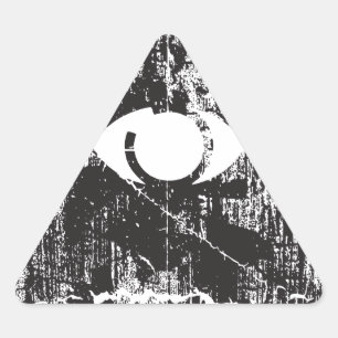 Adesivo Triangular Todos Vendo Olhos
