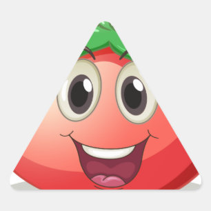 Adesivo Triangular Tomate