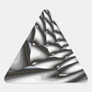 Adesivo Triangular Trabalho de arte abstrato