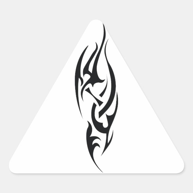 Adesivo Triangular Traditional Tattoo Art Inspired Design (Frente)