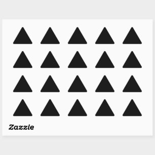 Adesivo Triangular Triângulo preto-preto