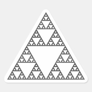 Adesivo Triangular Triângulo Sierpinski