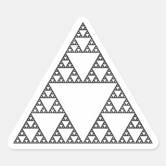 Adesivo Triangular Triângulo Sierpinski