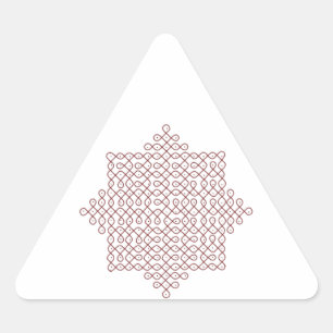 Adesivo Triangular Triângulo Stickers-Kolam Art-1